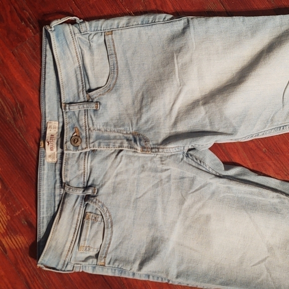 Hollister Light Wash Skinny Jeans Sz 3L/W 26 L 33 - Picture 2 of 9